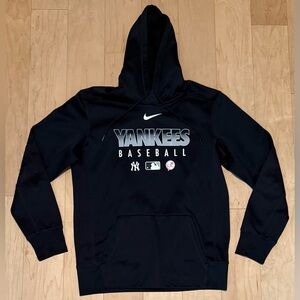 Nike Dri-FIT MLB New York NY Yankees Hoodie Sweatshirt Black Men’s Medium
